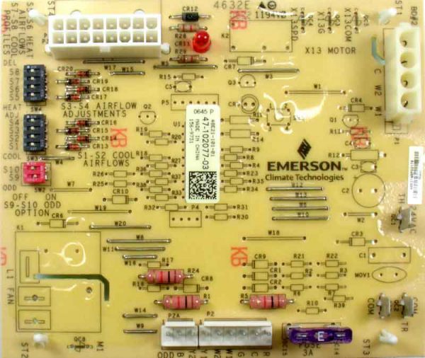 Control Board ECM Replaces 47-102077-03