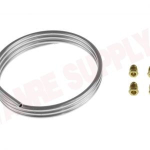 1/4" X 5' Aluminum Tubing W/ QTY 4 OF 1/4" LOXIT FITTINGS
