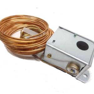 SPDT Low Temp Freeze Stat With Manual Reset 35-45F 20' Cap.