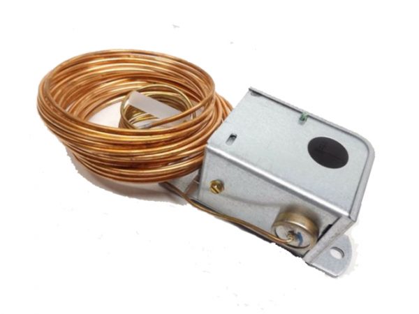 SPDT Low Temp Freeze Stat With Manual Reset 35-45F 20' Cap.