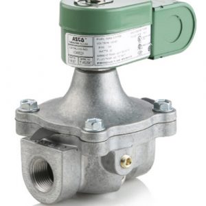 24v 1-1/4" NPT. 2 Way N.C. Safety Shutoff Gas Solenoid Valve 1290000 BTU 5 PSI M