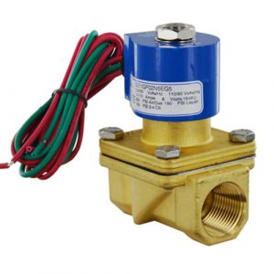 120v 3/4" NPT. 2 Way N.C. Brass Solenoid Valve 150 PSI Max 4 PSI Min 180F Replac