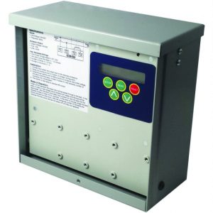 Advanced Single Phase Line Voltage Monitor With A Bank Of Surge Arresters For Ad