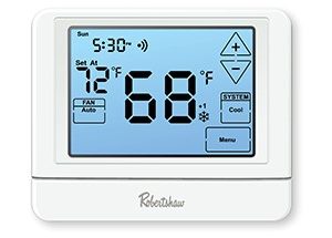 24V WIFI 7 Day Touchscreen Programmable Single/Multi Stage Thermostat With Auto