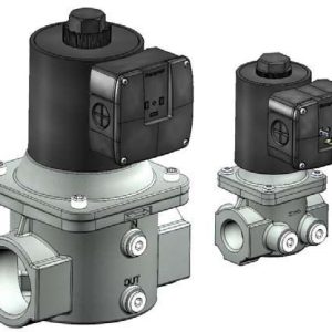 120v 2" NPT. NC Solenoid Gas Shut Off Valve 5 PSI Pressure Rating