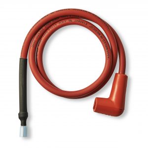 30" Ignition Cable 1/4" QC On Module End 90 Degree Boot