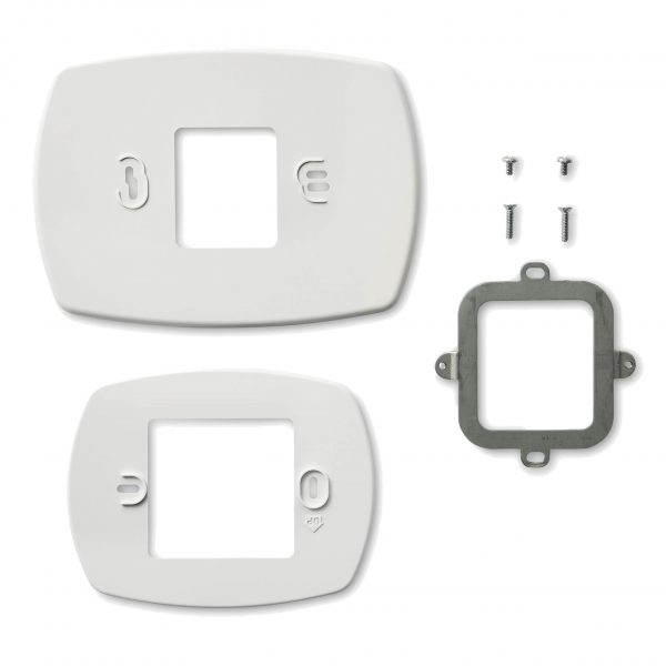 White Wall Plate Kit For TH5110D FocusPro Series Thermostats (Includes Small Cov