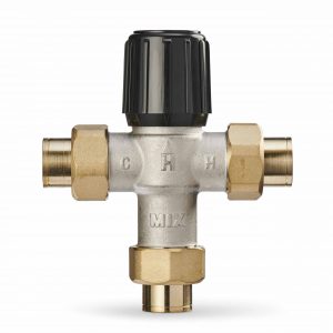 1" Union Sweat Aquamix Radiant Heat Mixing Valve 70-180F