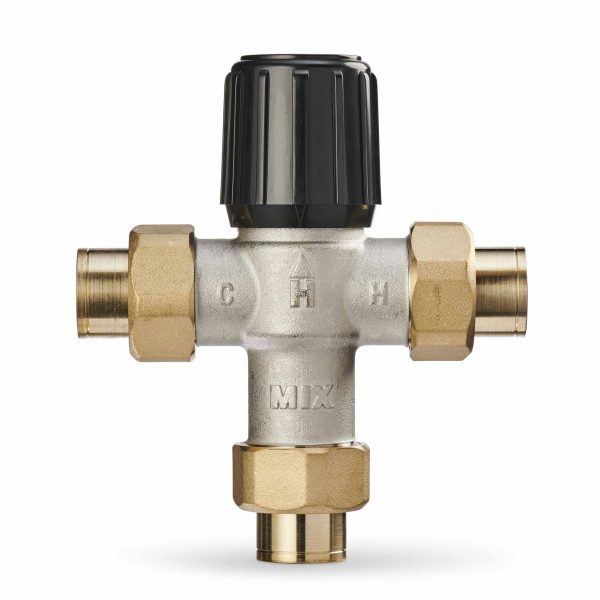1" Union Sweat Aquamix Radiant Heat Mixing Valve 70-180F