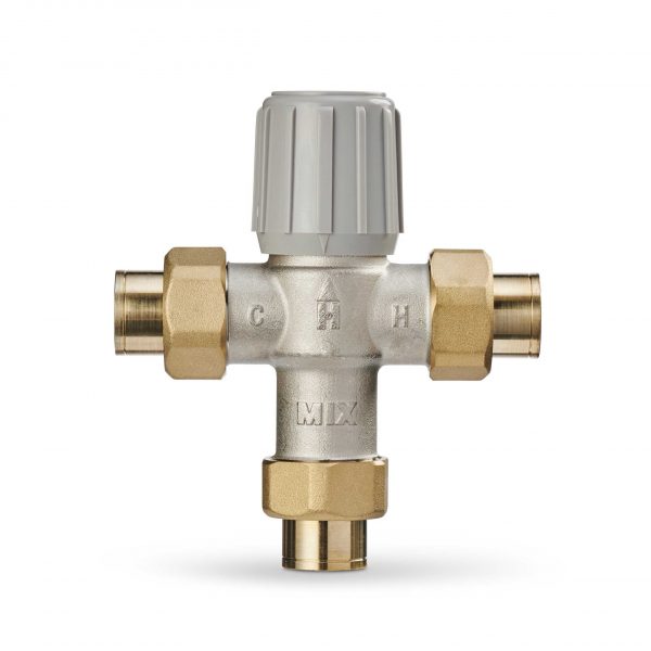 1" Union Sweat Aquamix Lead Free Mixing Valve 70-145F Replaces AM102-US-1