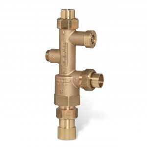 AMX Lead Free Mixing Valve 1" Union Swt 70-145F
