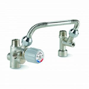 3/4" NPT. Directconnect water Heater kit including valve tee And 11" flex connec
