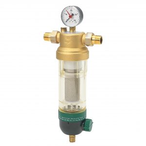 1-1/2" Water Filter With 100 Micron Filter & Plastic Sump Includes Threaded MNPT