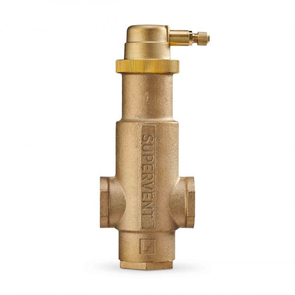 Powerventtm Air Eliminator. 2" NPT. 150 PSI Max 250F Temp Max.