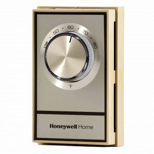 120/208/240v Spst Electric Heat Stat Less Thermometer