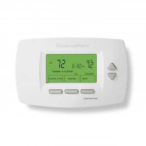 24v Premiere White Commercial Pro 7000 7 Day Digital Programmable Thermostat For
