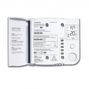 120/240v Line Volt 5-2 Programmable Thermostat With Triac For Electric Heat 41-8