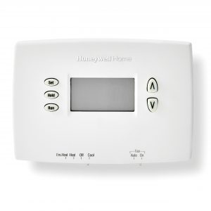 24v Pro 2000 Horizontal Programmable Thermostat 2 Heat/1 Cool Heat Pump 5-2 Day