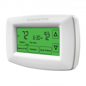 24v 7 Day Touchscreen Programmable Thermostat With Automatic/Manual Changeover F