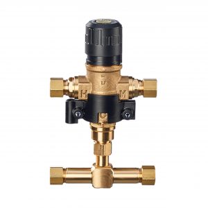 Undersink Thermostatic Lead Free Mixing Valve intended for Use in under counter