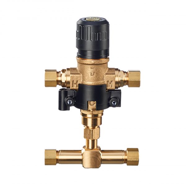 Undersink Thermostatic Lead Free Mixing Valve intended for Use in under counter