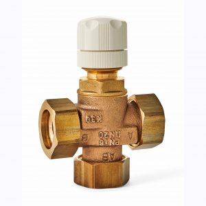 1-1/4" Sweat 3 Way Mixing/Diverting Valve W/Female Sweat Unions