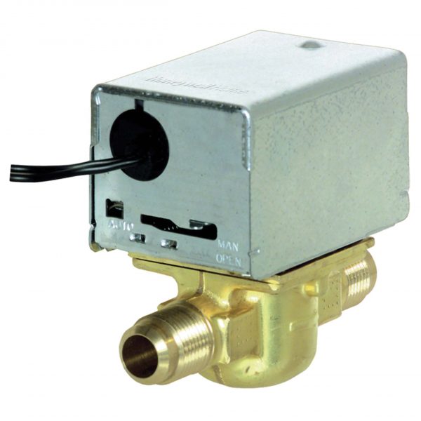120v 1/2" Flare 2 Way N.C. Zone Valve Cv=3.5 Less Aux. Switch