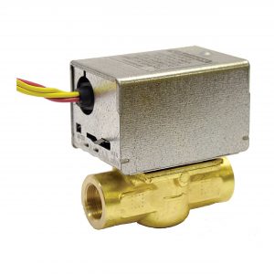24v 1/2" Inverted Flare Normally Closed Zone Valve With Aux. Switch 3.5 Cv Order