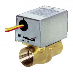 24v Zone Valve 1" NPT. 2 Way N.C. With Aux. Switch 10.0 CV