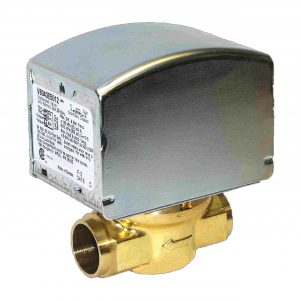 24v 3/4" Sweat N.C. 2 Way Zone Valve With Terminal Block Connections 3.5cv 20 PS