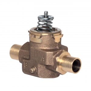 1/2" Sweat 2 Way VC Valve Assembly For Hydronic With 3.5 Cv And Linear Flow
