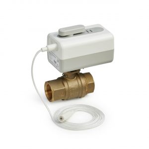 L5 WIFI Water Leak Shutoff Valve With 1-1/4" NPT Ball Valve Actuator & Water Sen