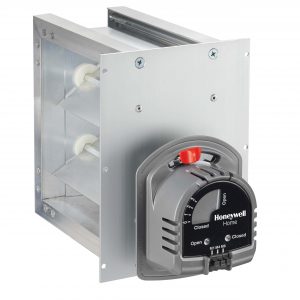 24v Automatic Rectangular Damper 8x10 Inch - Truezone