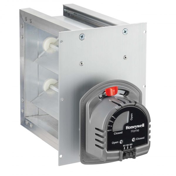 24v Automatic Rectangular Damper 8x10 Inch - Truezone