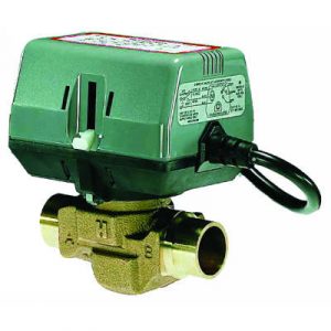 24v 1" Sweat 2-way Valve & Actuator Assembly With Aux. Switch Cv=7.0