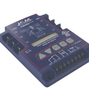 3 Phase Programmable Line Voltage Monitor W/backlit Digital Display; 25 Fault Me