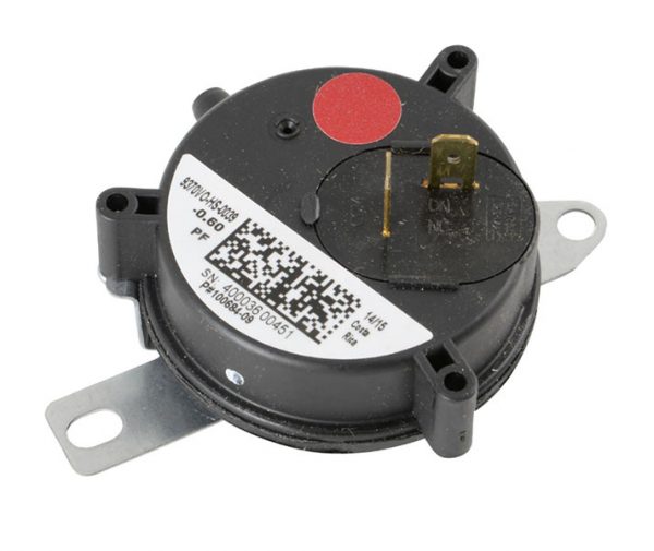 R100684-09 Pressure Switch Red .60" W.C.