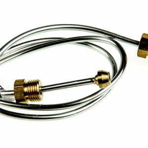 Tube Alum 1/8" O.D. x22-3/4" W/Fittings Pilot Tubing With Compression Fittings 1
