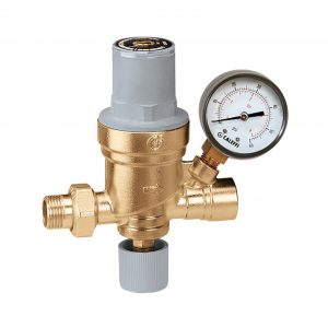 1/2" NPT Autofill Boiler Feed Valve W/ Pressure Gauge