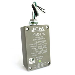 120/240vac Single Phase Surge Protective Device With Metal Nema 3R Rated Enclosu