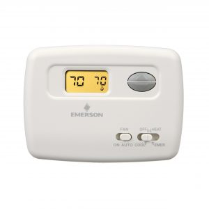 24v Multi Stage Heat Pump Horizontal Mount Non Programmable Digital Thermostat 2