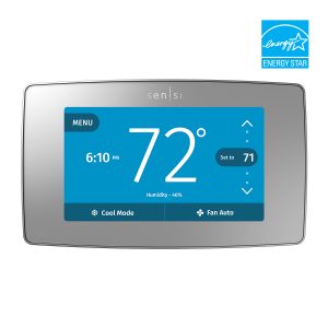 24v Sensi Touch Smart Thermostat Silver Smart Home Compatible with Apple HomeKit