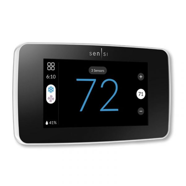 24v Sensi Touch 2 Smart Thermostat White Works with Sensi Room Sensors Remote Ac