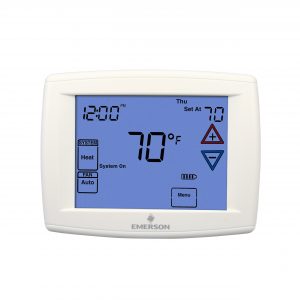 24v/Millivolt 2 Or 3 Wire Single Stage Dual Powered Touchscreen 7 Day 5-1-1 Or N