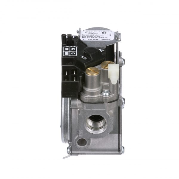 24v 1/2" X 1/2" 2 Stage Fast Opening Gas Valve Inlet And Outlet Pressure Taps Pl