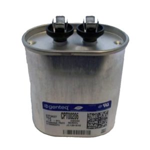 Capacitor Run 15mfd 440v Oval W/o Resistor replaces Cpt00180