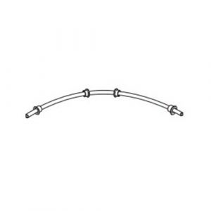 3/16" Tygothane Tube Assembly With Spring One Tube With 4 Eyelets But No Fitting