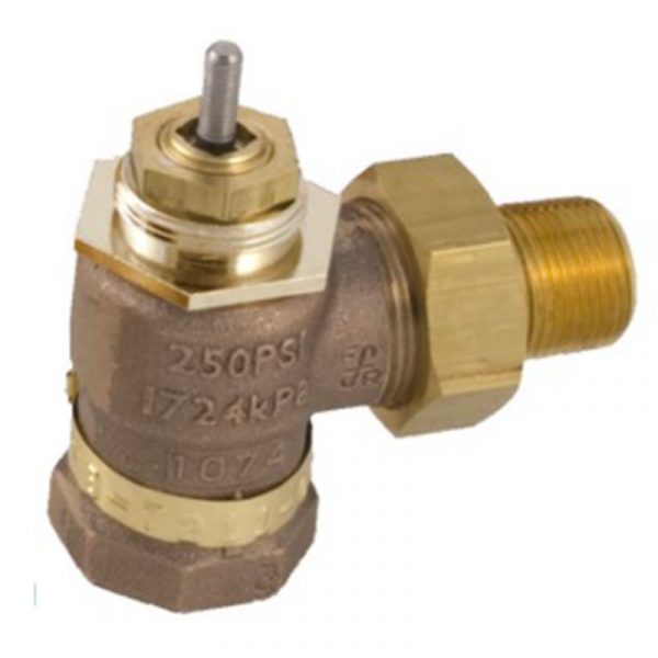 1" Angle Union 2 Way N.O. Valve Body For Water Or Steam