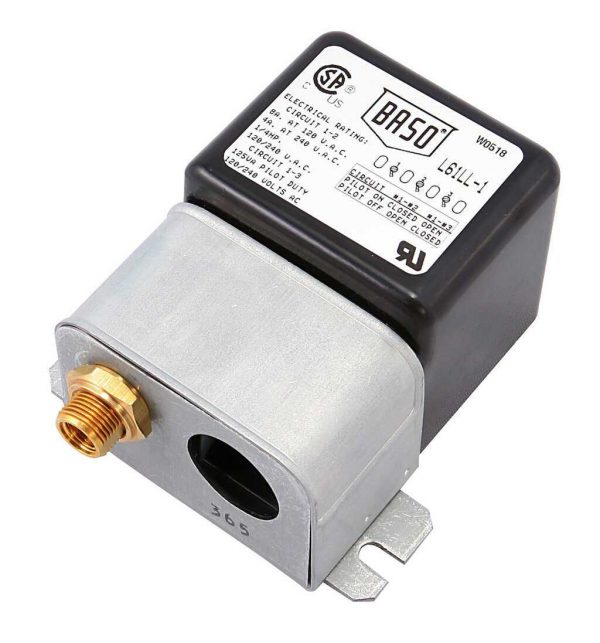 Pilot Switch SPDT Auto Reset W/O 100% Shutoff Natural Gas Only