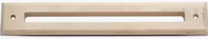 Trim Plate - Slotted - Wood - Maple (for UPC-67TA and UPC-68T)